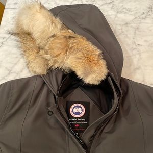 Canada Goose down grey women’s winter parka size M